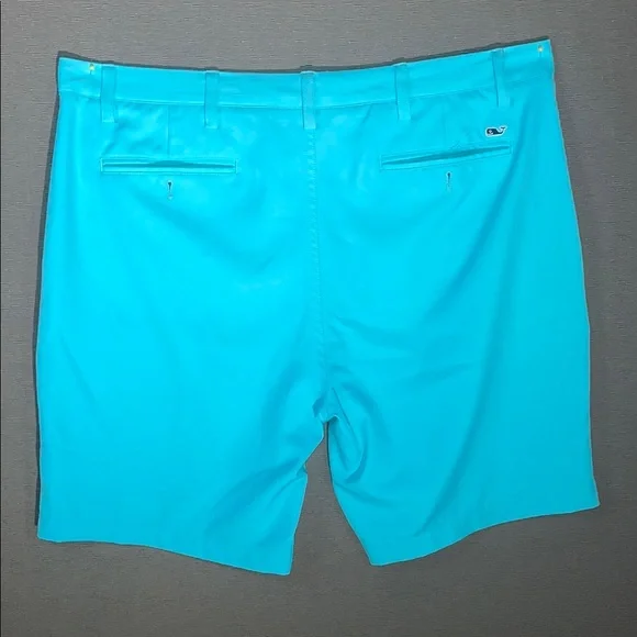 Vineyard Vines Flat Front Blue Shorts for a Stylish Summer - Picture 6 of 9